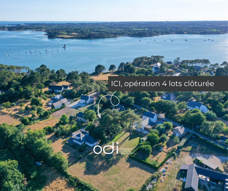 Division foncière à Baden : création de logements près du Golfe du Morbihan