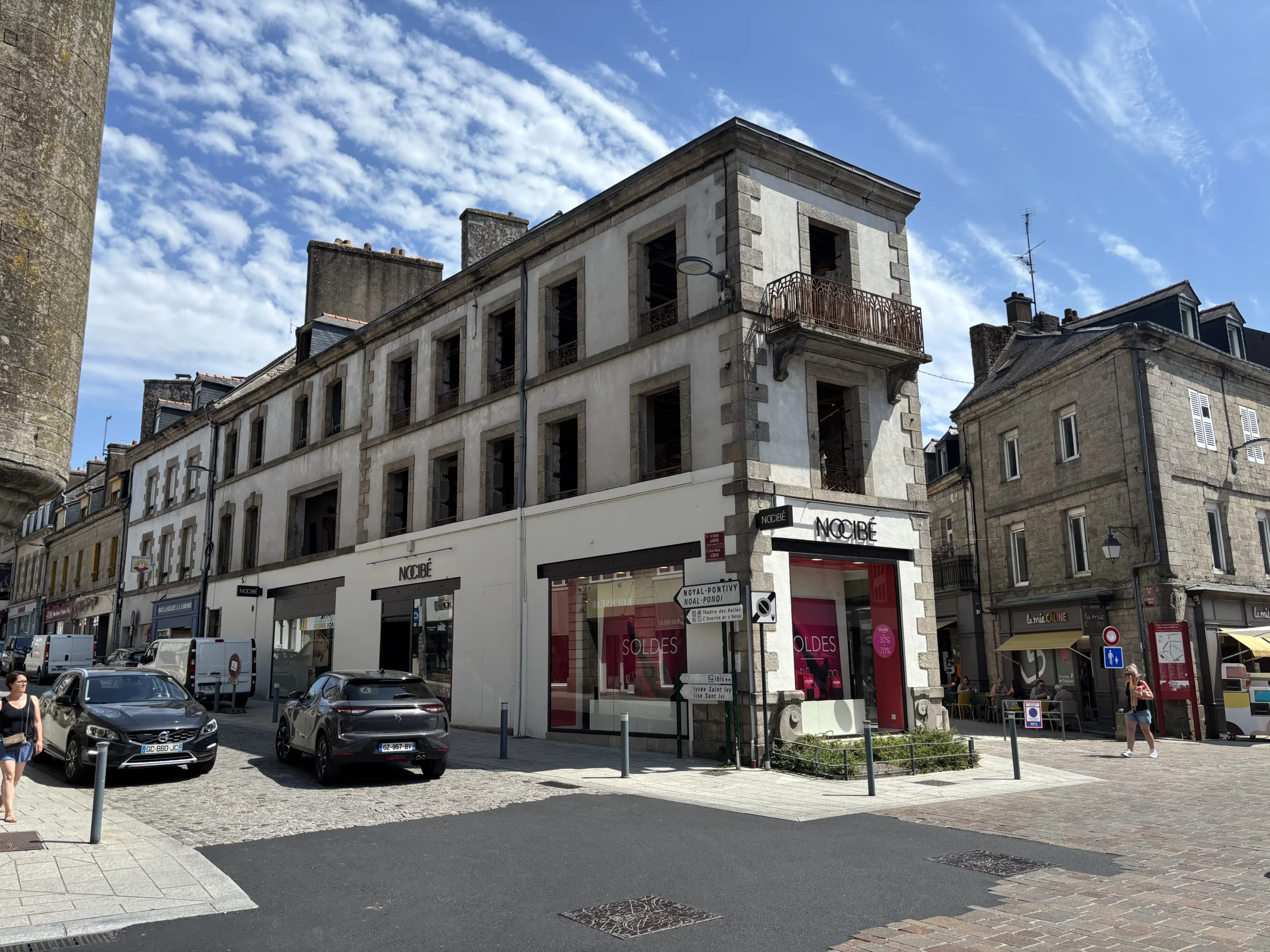 Immeuble à l'abandon en plein centre ville de Pontivy - Transaction ODI